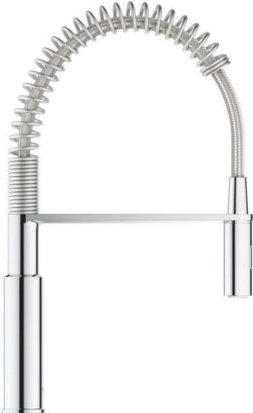 Miscelatore per cucina GROHE Get, miscelatore monocomando, 2 tipi di getto, doccetta estraibile professionale, 30361000