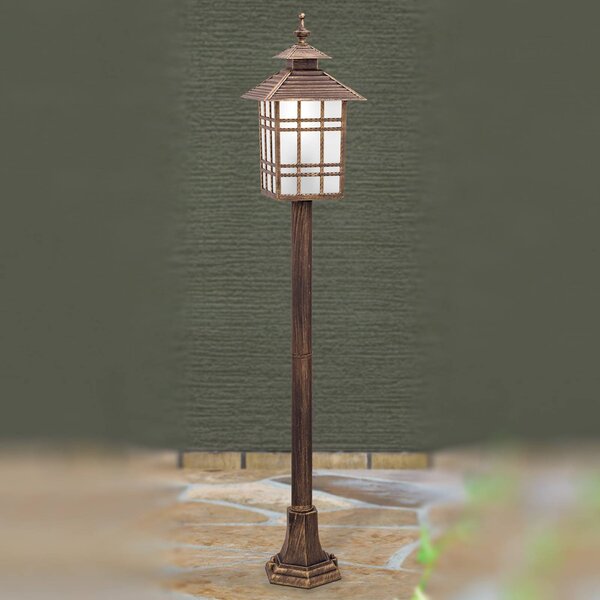 ORION Lampioncino da giardino Ilka, Marrone / Ruggine, Alluminio, Moderno, Lampada da esterni