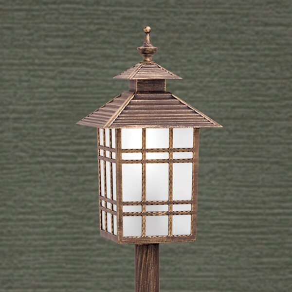 ORION Lampioncino da giardino Ilka, Marrone / Ruggine, Alluminio, Moderno, Lampada da esterni