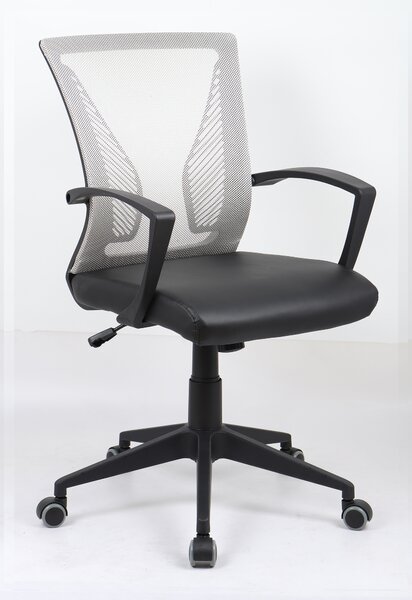Sedia da ufficio ergonomica | Sedia girevole regolabile in altezza | Sedia da ufficio per ufficio e ufficio - Offilo PU