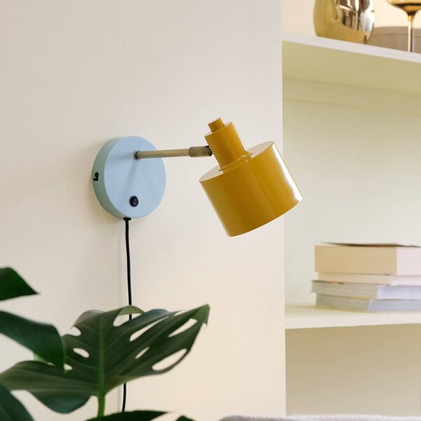 Dyberg Larsen Applique da parete Ocean, Blu, Soggiorno / Sala da pranzo, Metallo, Scandinavo, Applique