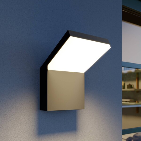 Applique da esterni a LED Yolena Arcchio, Nero, Alluminio, Moderno, Applique LED da esterni