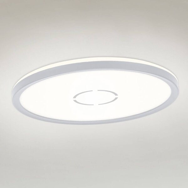 Briloner Plafoniera LED libera, Ø 29 cm, argento