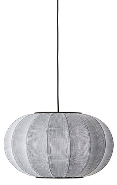Lampada a sospensione Made By Hand, Knit-Wit 45, dimmerabile, Grigio, Soggiorno, Tessuto / Tessile, Scandinavo