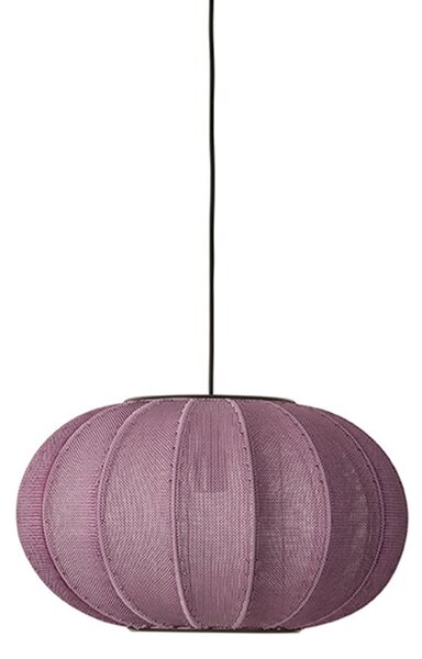 Lampada a sospensione Made By Hand, Knit-Wit 45, dimmerabile, Viola, Soggiorno, Tessuto / Tessile, Scandinavo