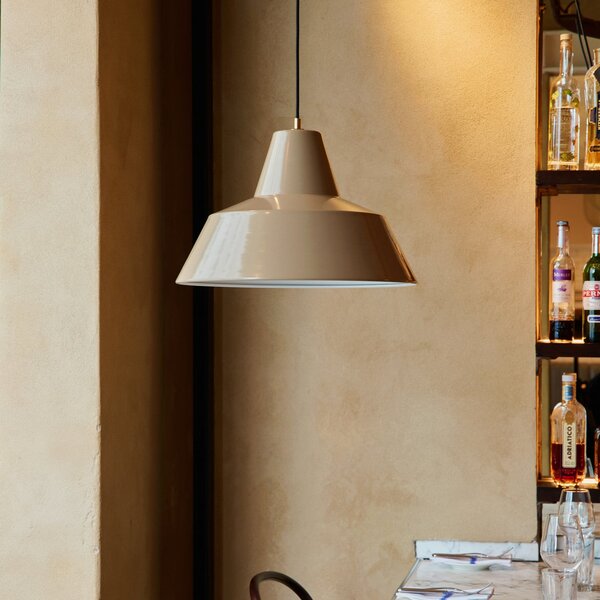 Lampada a sospensione Made By Hand, Workshop W3, dimmerabile, Beige, Soggiorno, Alluminio, Scandinavo