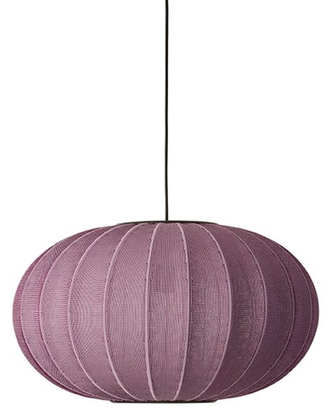 Lampada a sospensione Made By Hand, Knit-Wit 57, dimmerabile, Viola, Soggiorno, Tessuto / Tessile, Scandinavo