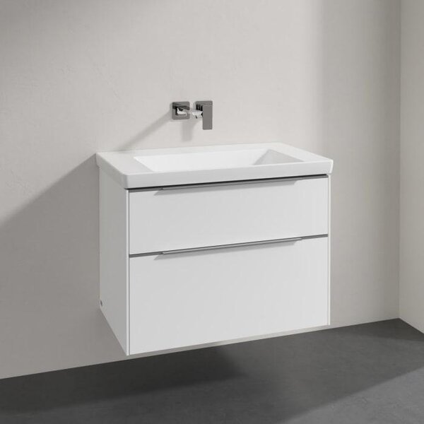 Set di mobili da bagno Villeroy & Boch Subway 3.0, 80 cm, con 2 cassetti