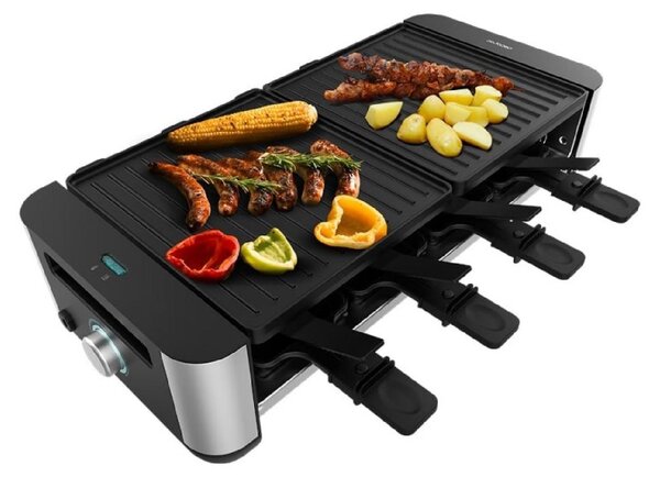 Raclette Inox Cheese&Grill 16000 Inox Black Cecotec