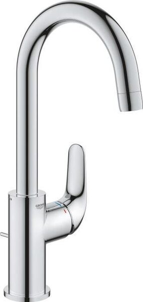 Miscelatore lavabo, GROHE Swift 24330001, cromato, misura L, bocca alta orientabile, risparmio idrico