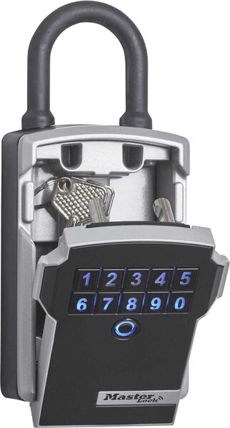 Master Lock Cassaforte a chiave Bluetooth con grillo 5440EURD
