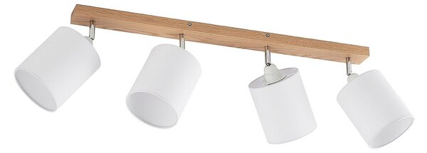 Plafoniera Lindby, Imarin, dimmerabile, Legno, Soggiorno, Legno, Scandinavo