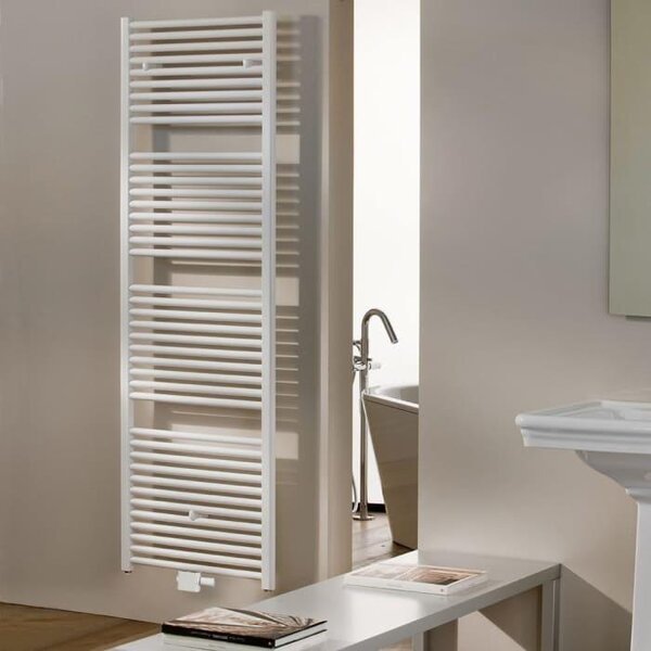 Radiatore da bagno da parete, modello a collegamento centrale, dimensioni 50 x 181,7 cm
