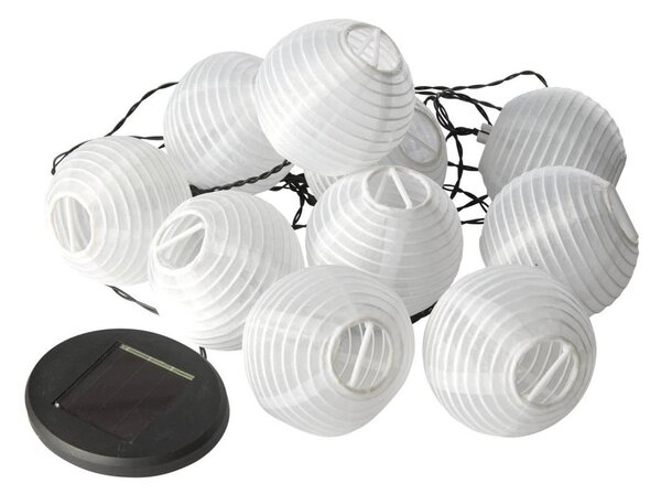 Eglo 780347 - Catena luminosa solare a LED, 10 LED, 4,3 m, 300 mAh, IP44