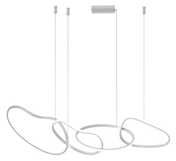 ITALUX PND-22412-S4-WH - Lampadario LED sospeso a cavo FONTE LED/60W/230V, bianco