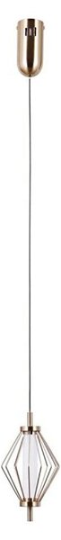 ITALUX PND-34403-1-HBR - Lampadario sospeso con cavo SEVILLA LED/5W/230V 3000K dorato