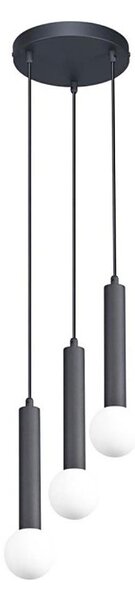 ITALUX PND-33574-3-BK - Lampada a sospensione con cavo FILANO 3xG9/5W/230V nero