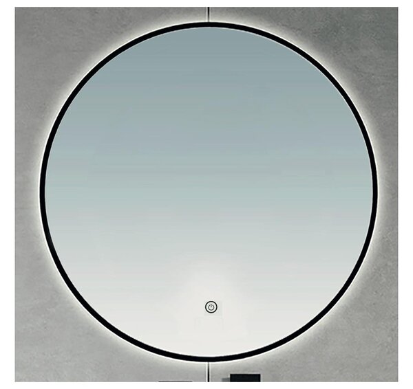 Brilagi - Specchio LED per bagno VENA BLACK LED/32W/230V 100 cm IP44 CRI 90 dimmerabile+CCT