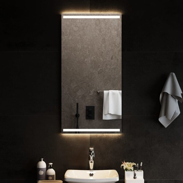 Specchio bagno semovibile con luce a led 58x58 cm