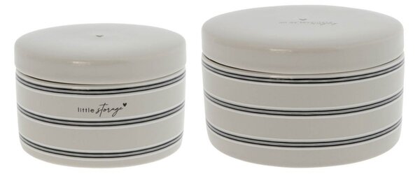 Bastion Collection Set 2 Cofanetti Stripes in Ceramica