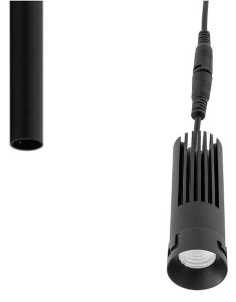 Plafoniera moderna gea led gfa1741 gpl411 led metallo nero - Gea Led