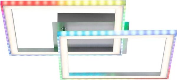Lampada da soffitto a LED, dimmerabile, telecomando, L 44,5 cm