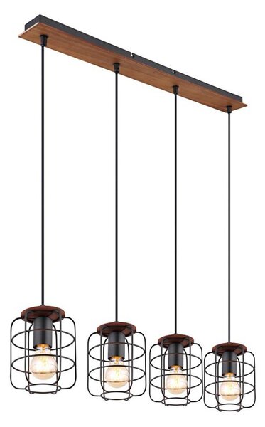 Globo 54037-4H - Lampadario a sospensione WILLA su cavo 4xE27/40W/230V
