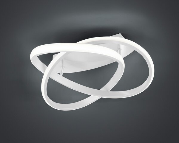 Lampada da soffitto a LED Reality Course 18 W, ⌀45 cm, dimmerabile, bianco opaco, bianco neutro