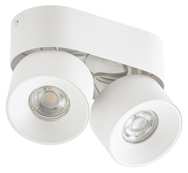 Plafoniera PRIOS, Rotari basic, dimmerabile, Bianco, Soggiorno, Metallo, Moderno