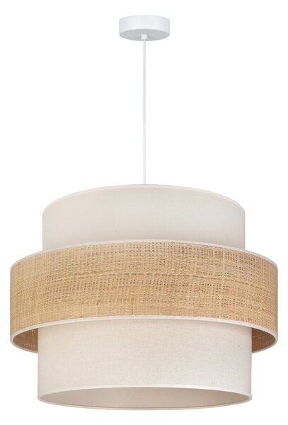 Lampada a sospensione Duolla, Space, Beige, Camera da letto, Tessuto / Tessile, Giovanile