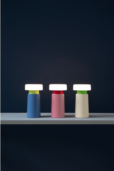 Lampada da tavolo a LED dimmerabile blu (altezza 17,5 cm) Victoria - Remember