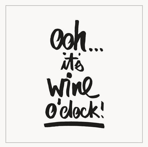 Set di 40 tovaglioli di carta Wine O'Clock