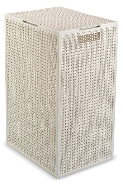 Cesta per il bucato color crema in plastica riciclata 60 l Kaya – Curver