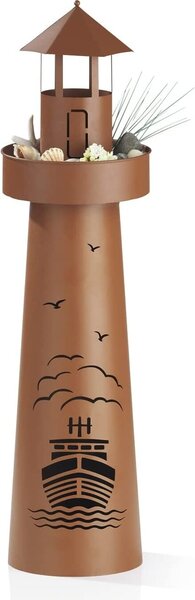 GARVIDA Colonna decorativa a LED Faro - 70 cm - marrone