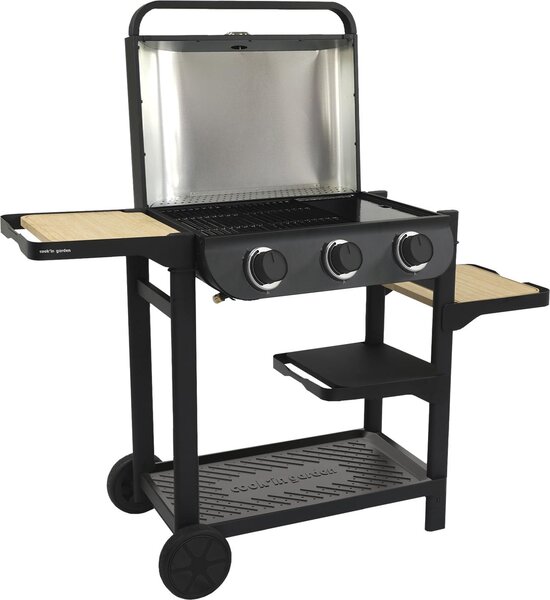 Barbecue a gas da installazione a 3 fuochi da 8,4kw Cook'in garden AM083T