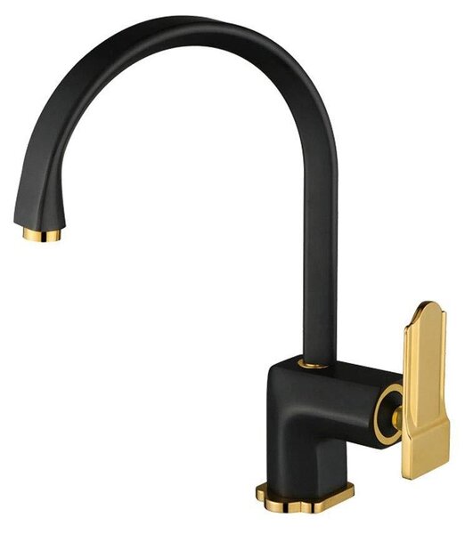 Solidchoice - Miscelatore da cucina con finitura dorata
