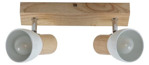 Plafoniera Lindby, Thorin, dimmerabile, Legno, Soggiorno, Legno, Scandinavo