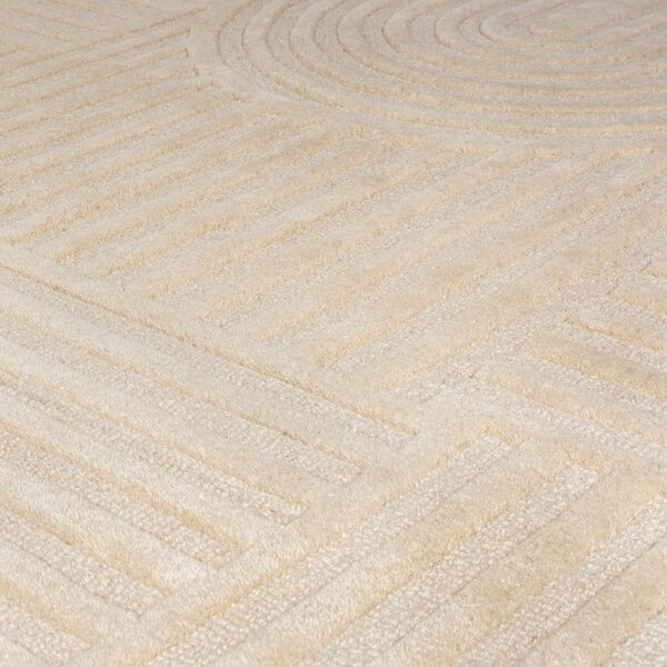 Tappeto beige in lana 60x230 cm Zen Garden - Flair Rugs