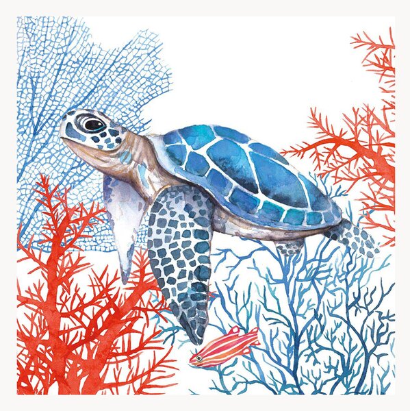 Set di 40 tovaglioli di carta The Turtle