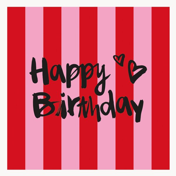 Set di 40 tovaglioli di carta Birthday