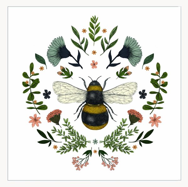 Set di 40 tovaglioli di carta Secret Bee