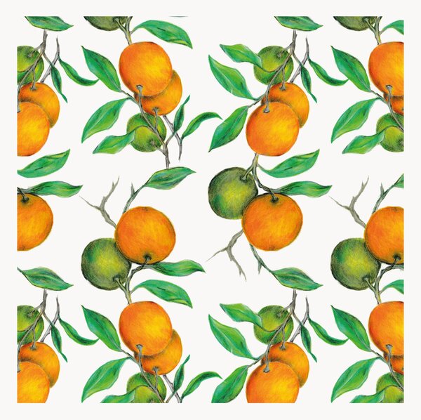 Set di 40 tovaglioli di carta Beautiful Oranges
