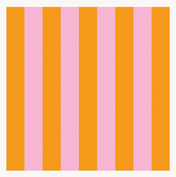 Set di 40 tovaglioli di carta arancione e rosa Orange & Pink