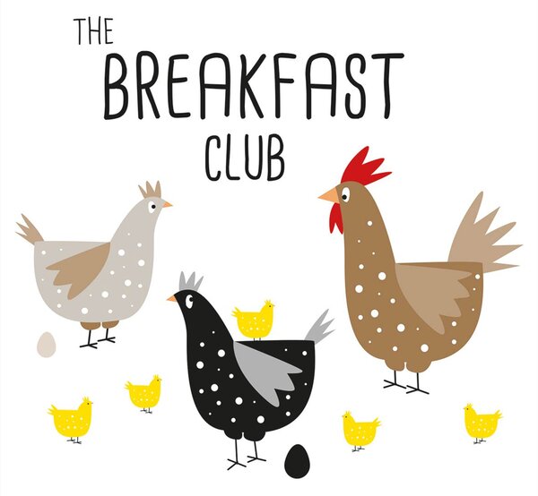 Tovaglioli di carta Breakfast Club, set da 40