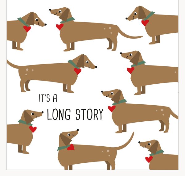 Set di 40 tovaglioli di carta Long Story