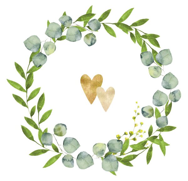 Tovaglioli di carta Two Hearts, set da 40