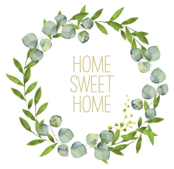 Set di 40 tovaglioli di carta Home Sweet Home