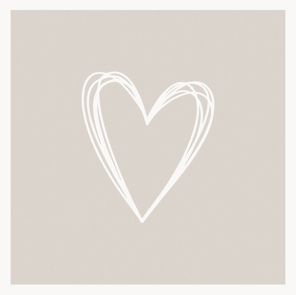 Set di 40 tovaglioli di carta Pure Heart