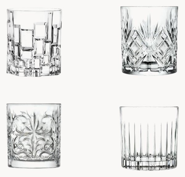 Set di 4 bicchieri in cristallo Mixology