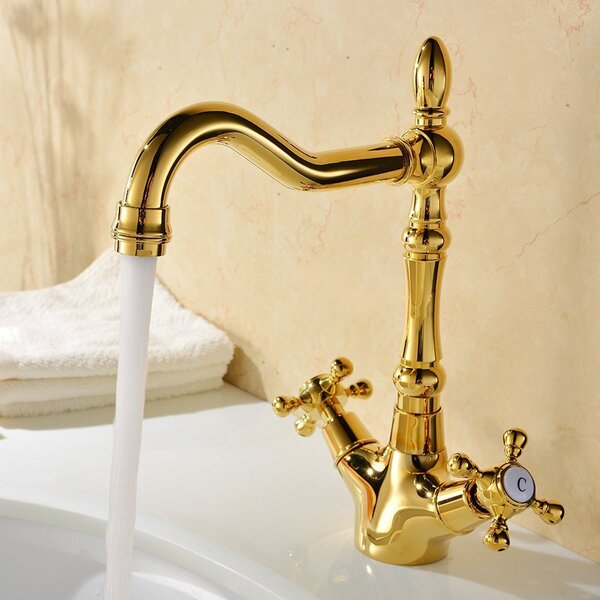 Rubinetto per lavabo, stile retrò, GOLDEN, ROMANA LAUFERI